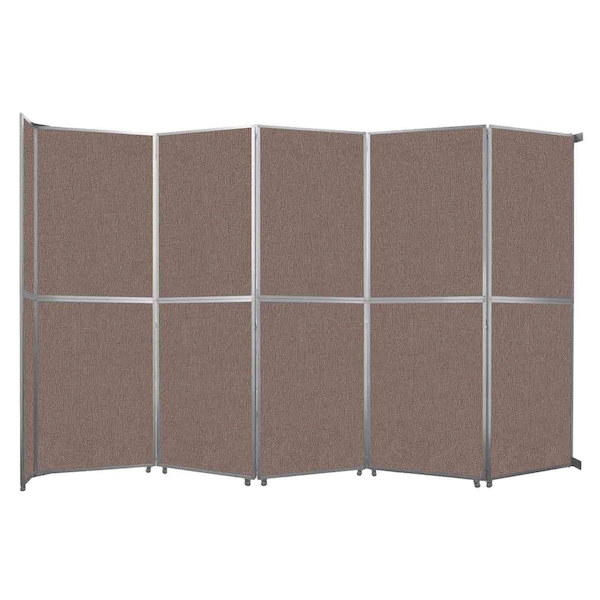 Operable Wall Folding Room Divider 19'6" x 12'3" Latte Fabric